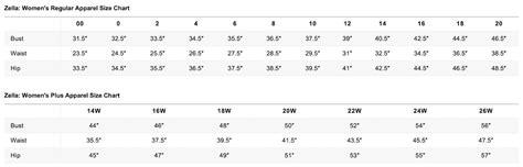 zella shirt|zella size chart.